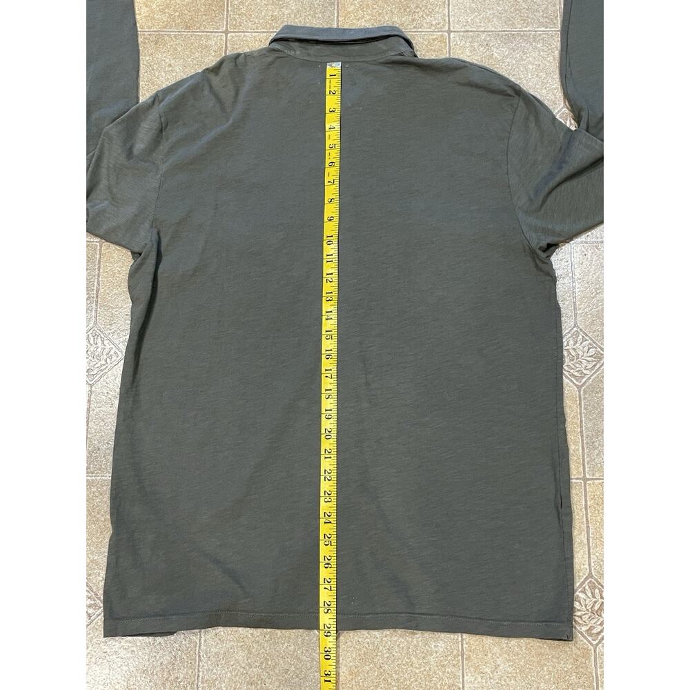 NWT -AG Jeans Classic Dress Shirt, Long-Sleeve Button-Up Men’s XL Olive Green - Picture 4 of 10